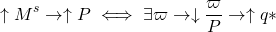 \[ \uparrow M^s \to \uparrow P \iff \exists \varpi \to \downarrow \frac{ \varpi}{P} \to \uparrow q \ast \]